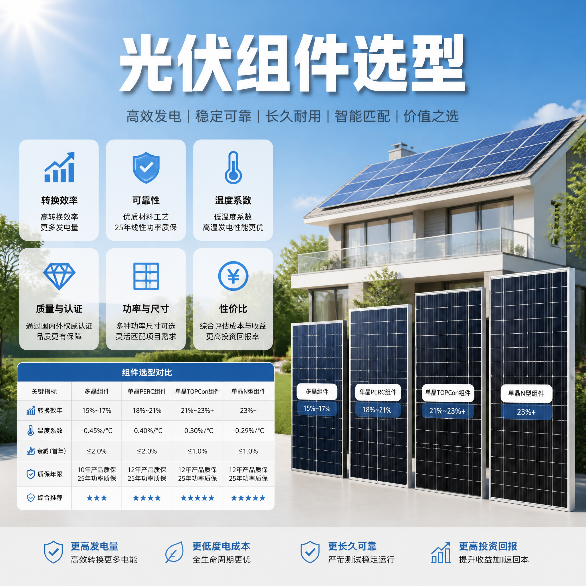 光伏组件选型