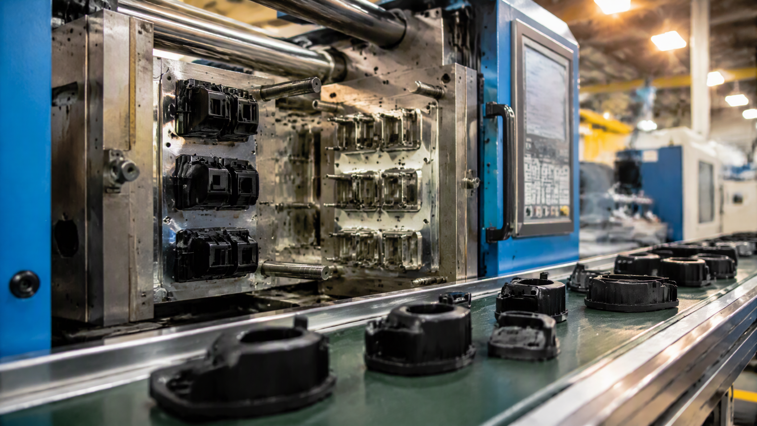 Injection Molding Cooling Time Quality Outcomes Injection Molding Cooling Time - Finished Parts Quality Inspection